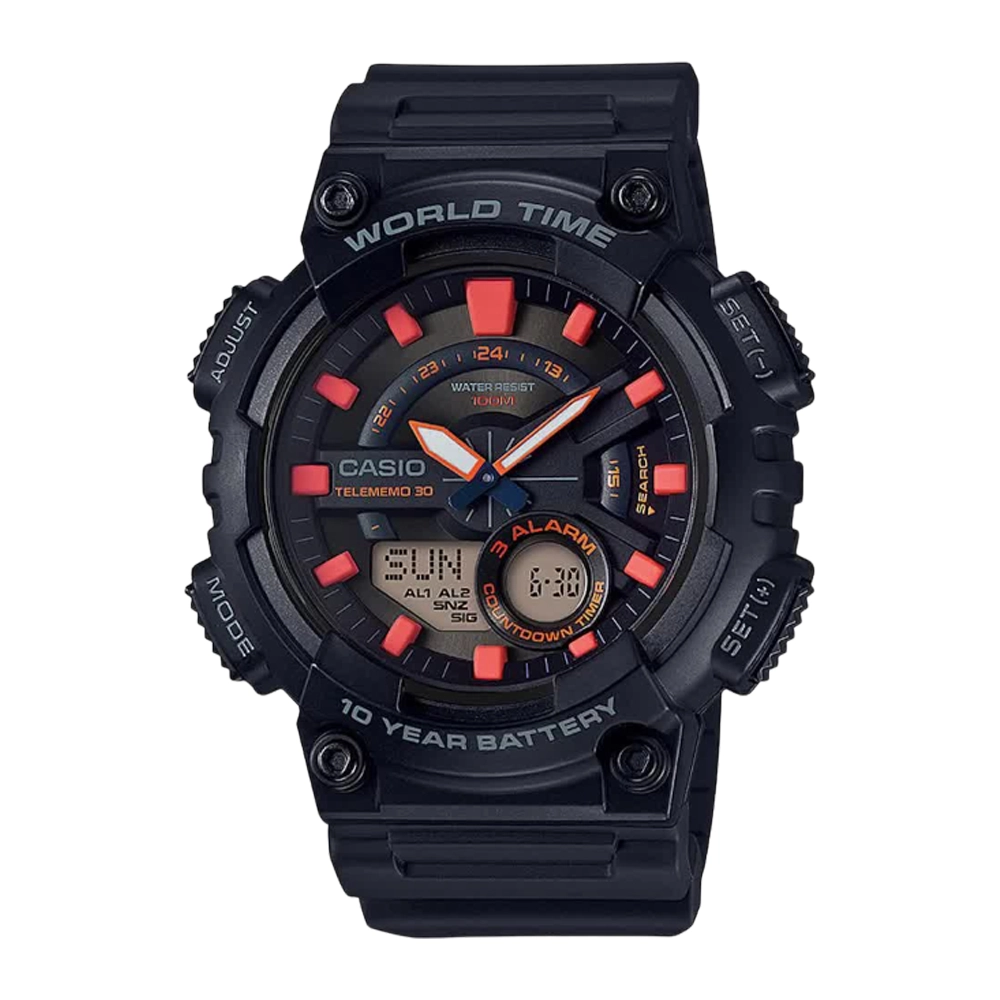 ساعت مچی مردانه عقربه ای برند کاسیو Casio مدل AEQ-110W-1A2VDF