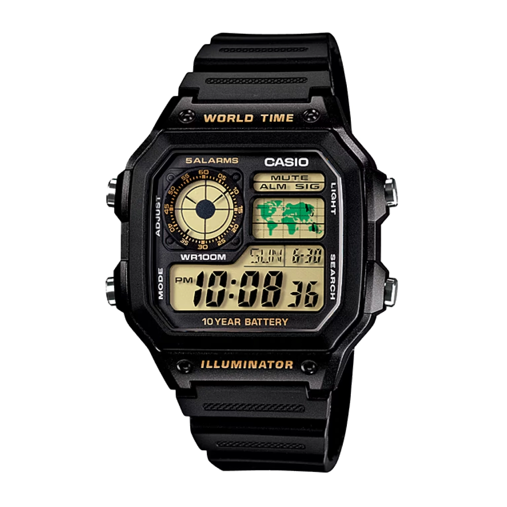 ساعت مچی مردانه دیجیتال برند کاسیو Casio مدل AE-1200WH-1BVDF