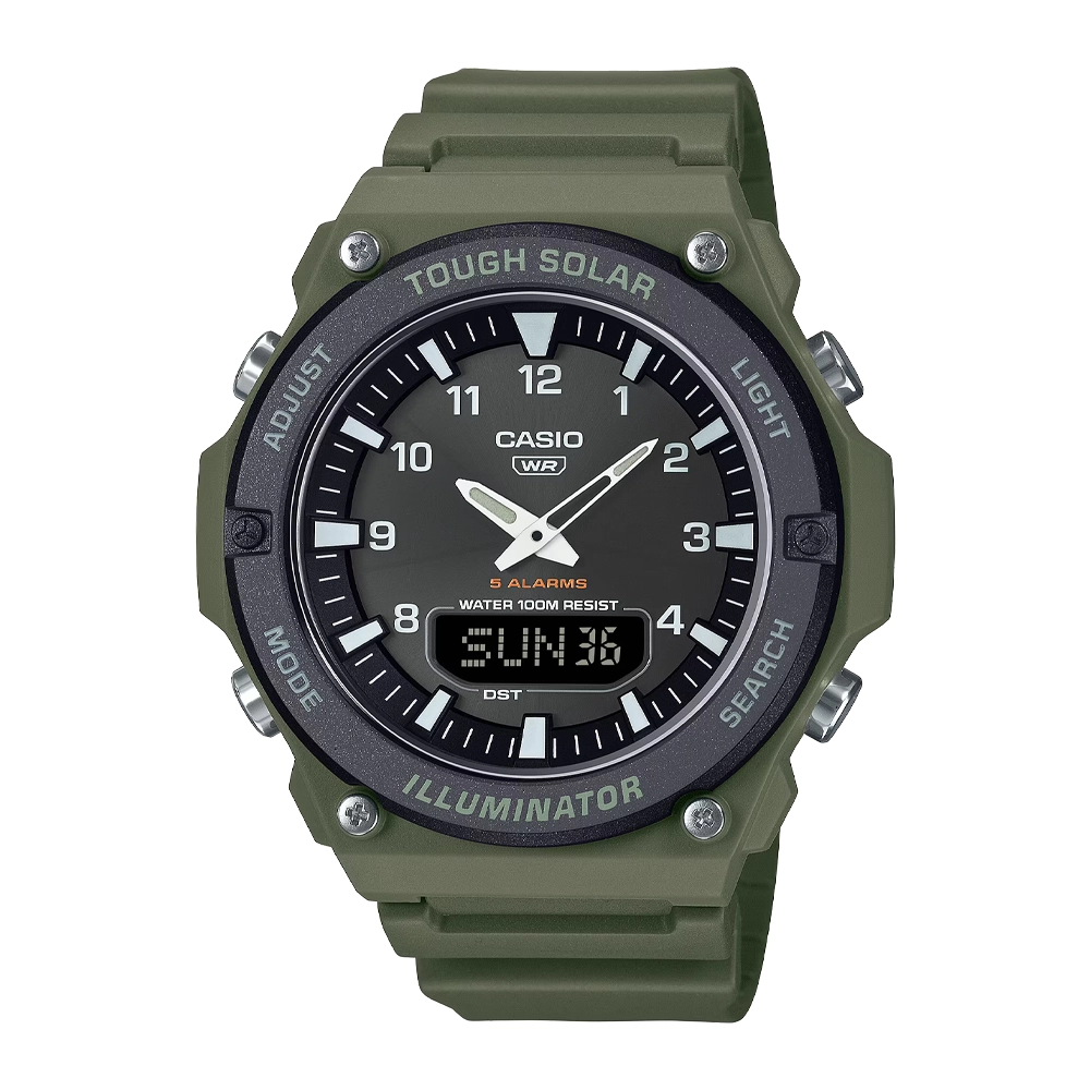 ساعت مچی مردانه عقربه ای برند کاسیو Casio مدل AQ-S820W-3BVDF