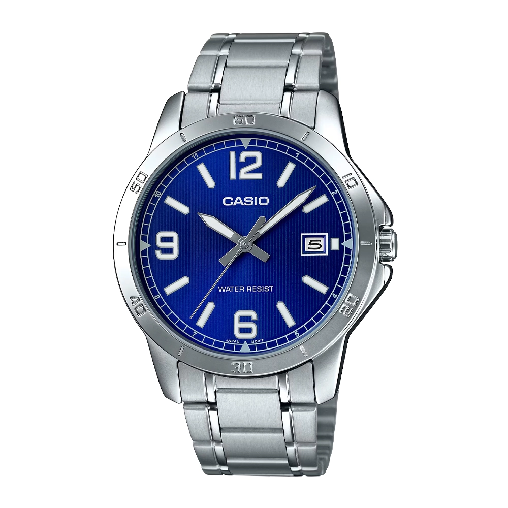 ساعت مچی مردانه عقربه ای برند کاسیو Casio مدل MTP-V004D-2BUDF
