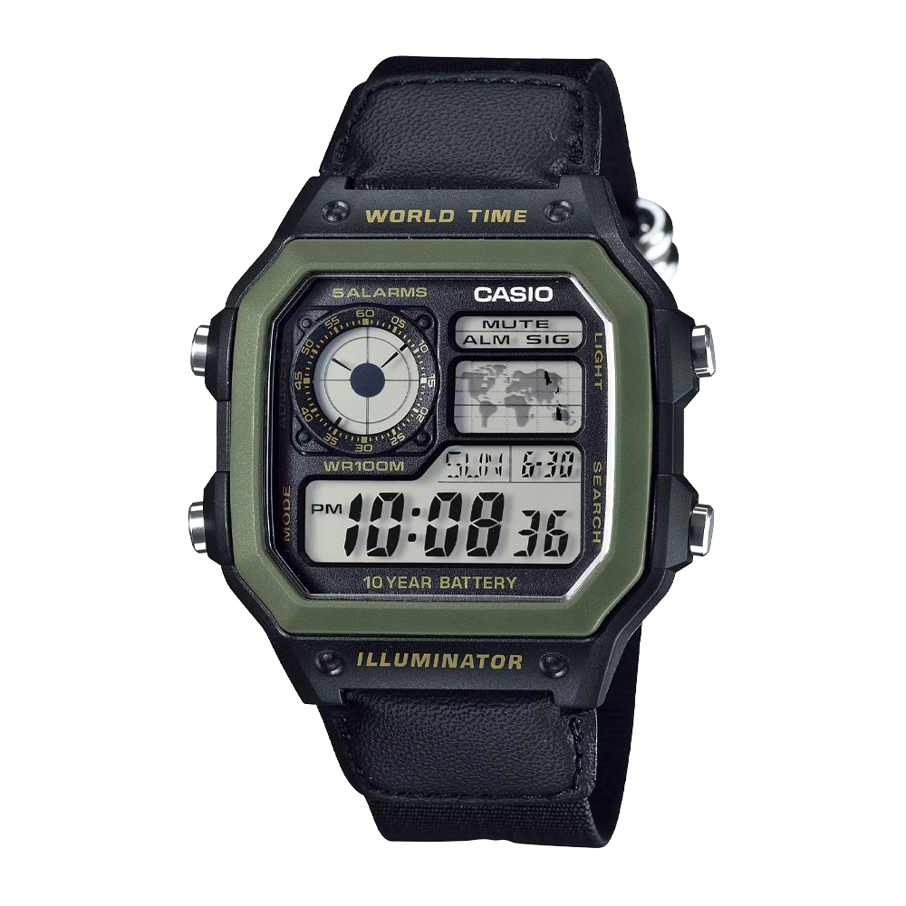 ساعت مچی مردانه دیجیتال برند کاسیو Casio مدل AE-1200WHB-1BVDF