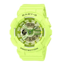 ساعت مچی زنانه ديجيتال برند کاسیو بیبی جی Casio Baby-G مدل BA-110YK-3ADR