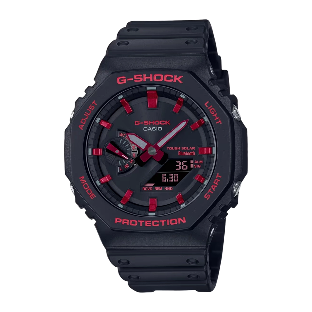 ساعت مچی مردانه عقربه ای برند کاسیو جی شاک Casio G-Shock مدل GA-B2100BNR-1ADR