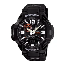 ساعت مچی مردانه عقربه ای برند کاسیو جی شاک مدل GA-1000-1A