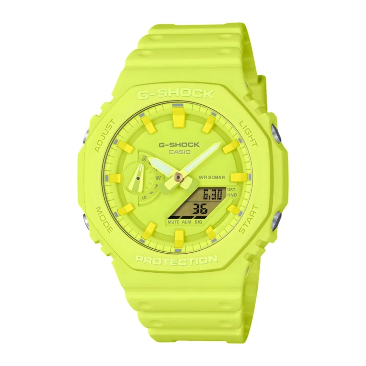 ساعت مچی زنانه عقربه ای برند کاسیو جی شاک Casio G-Shock مدل GA-2100-9A9