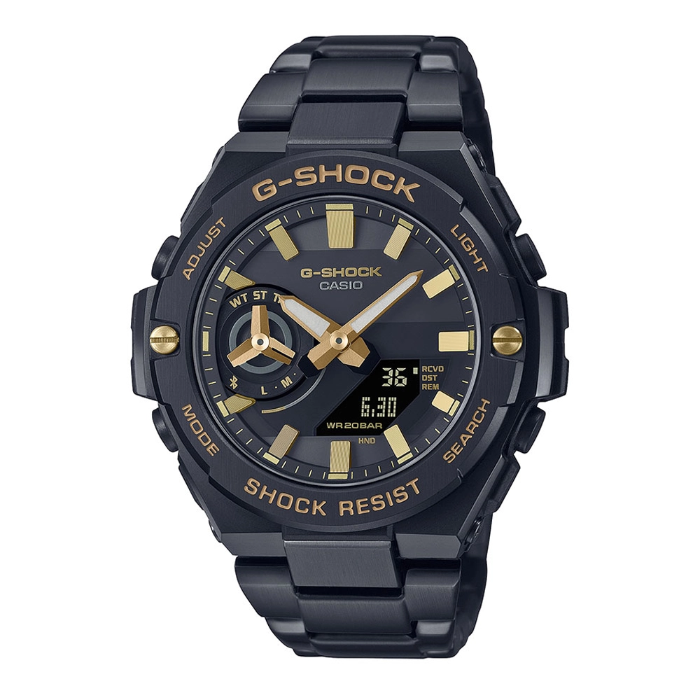 ساعت مچی مردانه عقربه ای برند کاسیو جی شاک Casio G-Shock مدل GST-B500BD-1A9DR