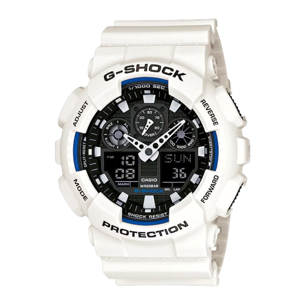 ساعت مچی مردانه عقربه ای برند کاسیو جی شاک Casio G-shock مدل GA-100B-7ADR