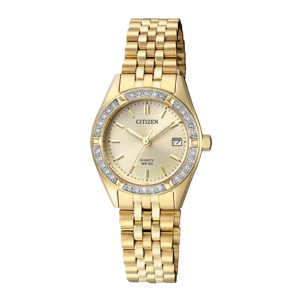 ساعت مچی زنانه عقربه ای برند سیتیزن Citizen مدل EU6062-50P