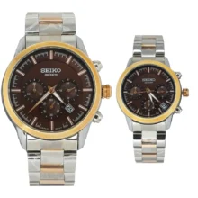 ست ساعت مچی عقربه ای اسپرت برند سیکو Seiko مدل 3005G-3005L